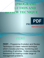 Pert (Programe Evolution and Review Tecnique: Presented by