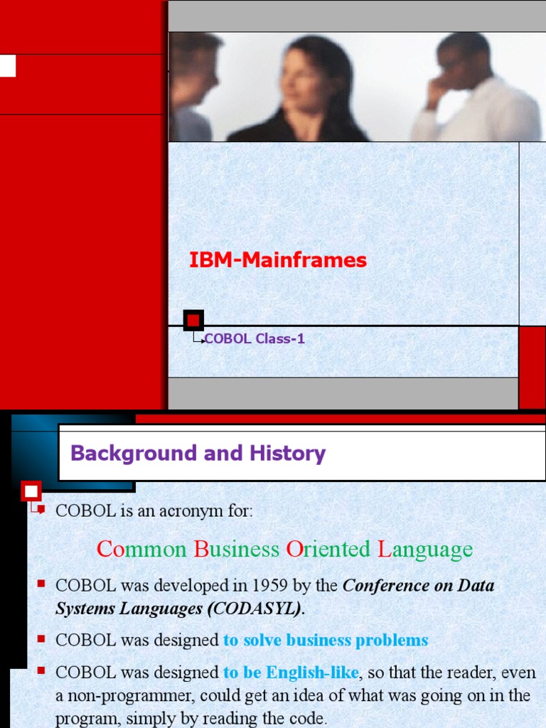 COBOL Programming Basics and Structure | PDF | Computer Program ...