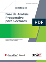 Guia Metodologica - Fase de Analisis Prospectivo para Sectores