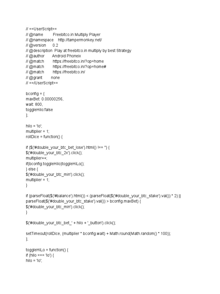 Freebitcoin MULTIPLY... Best STRATEGY | PDF | Computers