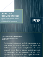 Analisis Biomecanicos Miembro Superior.