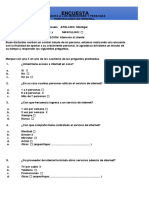 Encuesta Del Servicio de Internet 6