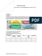 Informe de Una Hoja - para Articulos