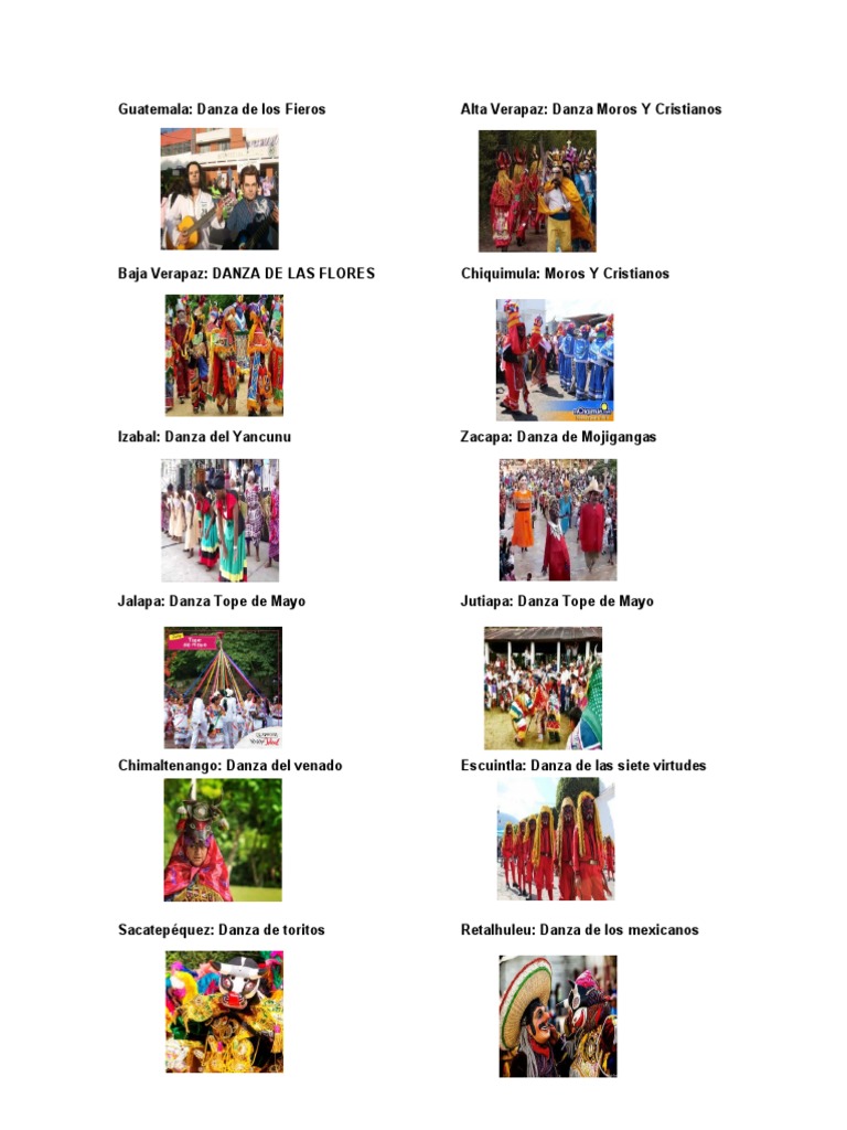 Danzas de Guatemala | PDF