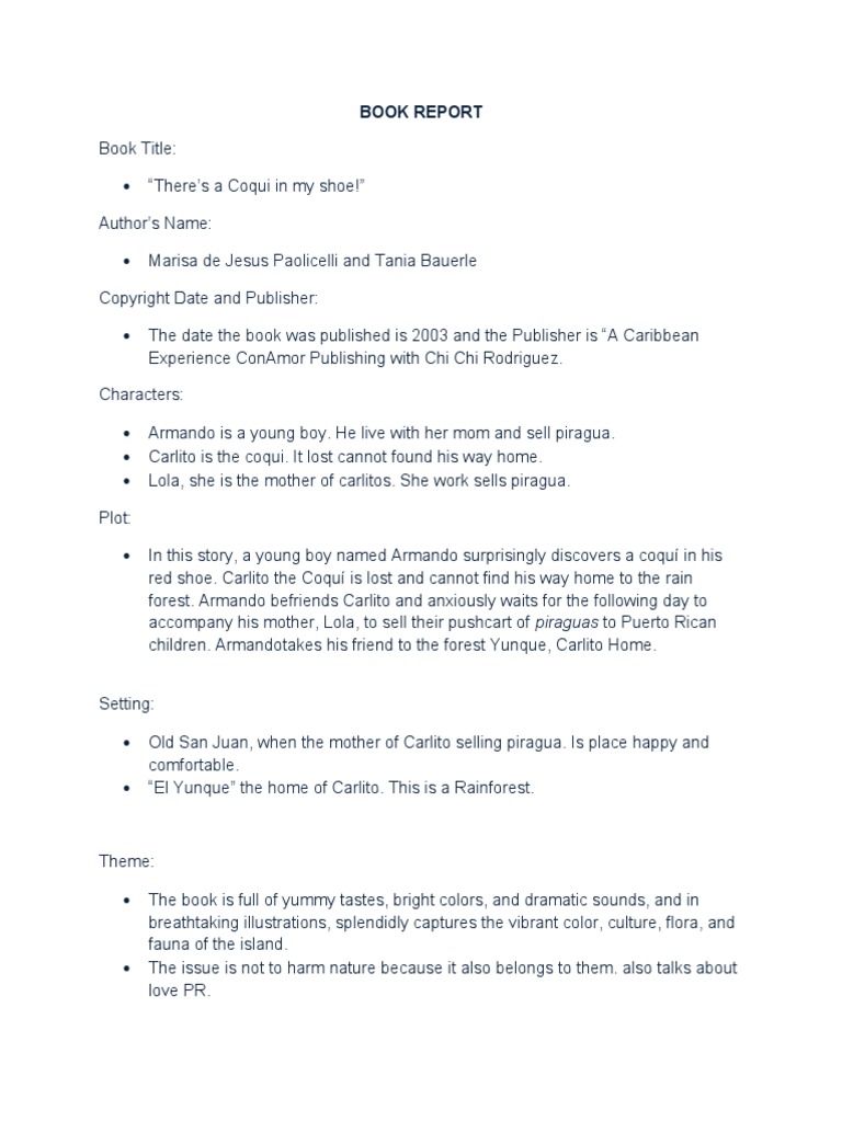 Book Report | PDF