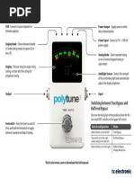 TC Electronic POLYTUNE 3 QSG EN