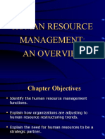 Human Resource Management: An Overview