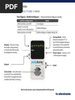 TC Electronic POLYTUNE 3 QSG EN | PDF | Musical Instruments