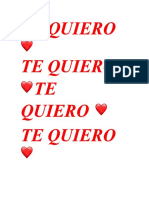 Te Quiero