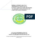 Berkas Persyaratan: Permohonan Pengajuan Diterbitkannya NPSN Dan Ijin Memimpin SMP It Al-Khairiyah Badamusalam