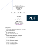 Mining For Short-Term Micro-Arbitrage