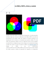 Diferencia Entre RGB y CMYK