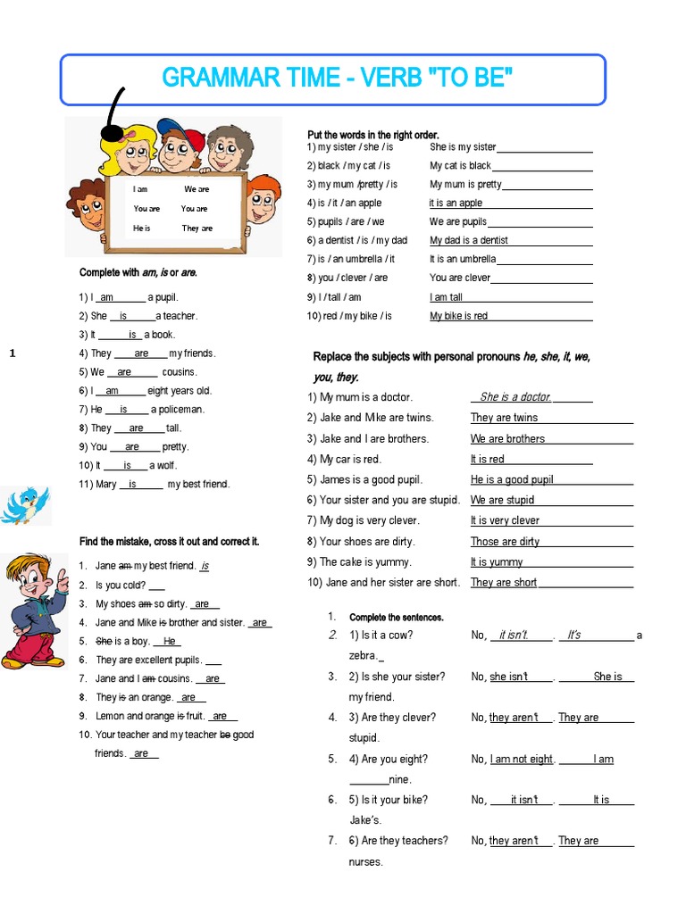 Grammar Time - Verb 