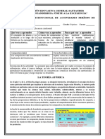 Biología Grado Séptimo Guía Numero Uno La Teoría Atómica 1