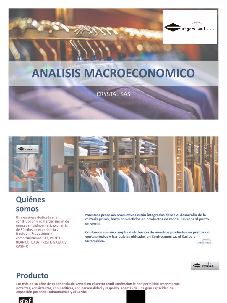 Estrategias de Crystal SAS en Textiles | PDF | Industria textil | Economias