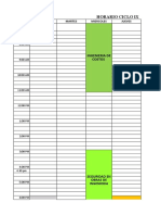 horario IX