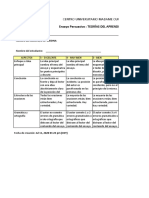 RÚBRICA ENSAYO DE TEORÍAS DEL APRENDIZAJE