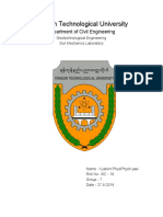Yangon Technological University: Department of Civil Engineering