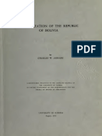 Charles W. Arnade The Creation of The Republic of Bolivia PDF