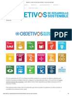Objetivos y metas de desarrollo sostenible – Desarrollo Sostenible