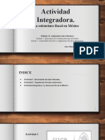 Actividad Integradora.: La Estructura Fiscal en México