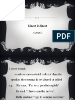 Direct Indirect Speech