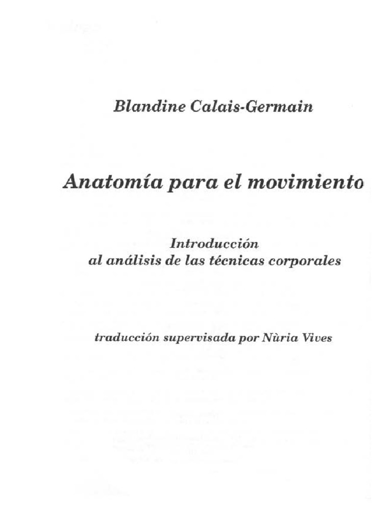 ANATOMY MOVEMENT REVISED BLANDINE CALAIS GERMAIN PDF visual data 3