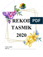 COVER REKOD TASMIK