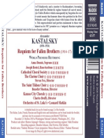 Kastalsky: Requiem For Fallen Brothers