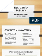 09-20 Escritura Publica - Concepto - Caracteres - Partes