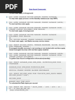 Data Guard Commands