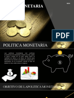 POLITICA MONETARIA