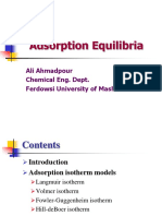 3-Adsorption Equilibria