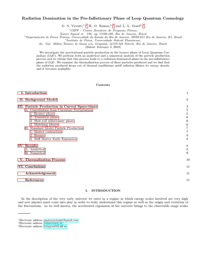 Radiation Domination in The Pre-Inflationary Phase of Loop Quantum ...