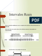 Intervalos Reais