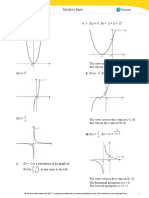 Exercise 4D: 1 Sketches of Original Graphs: A I F (X) X