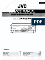 AX-R551XBK Service Manual