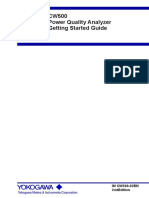 User's Manual: CW500 Power Quality Analyzer Getting Started Guide