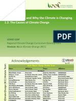 Section 1. How and Why The Climate Is Changing