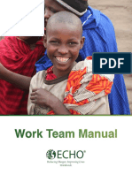 Work Team Manual: Reducing Hunger, Improving Lives Worldwide