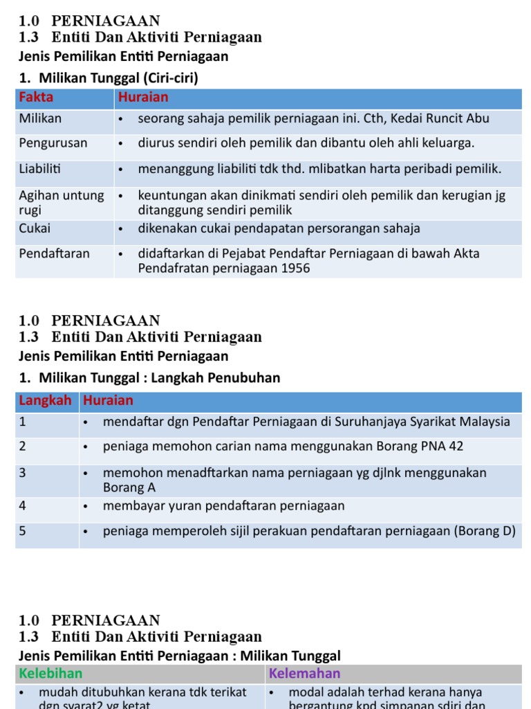 Entiti Perniagaan Pdf