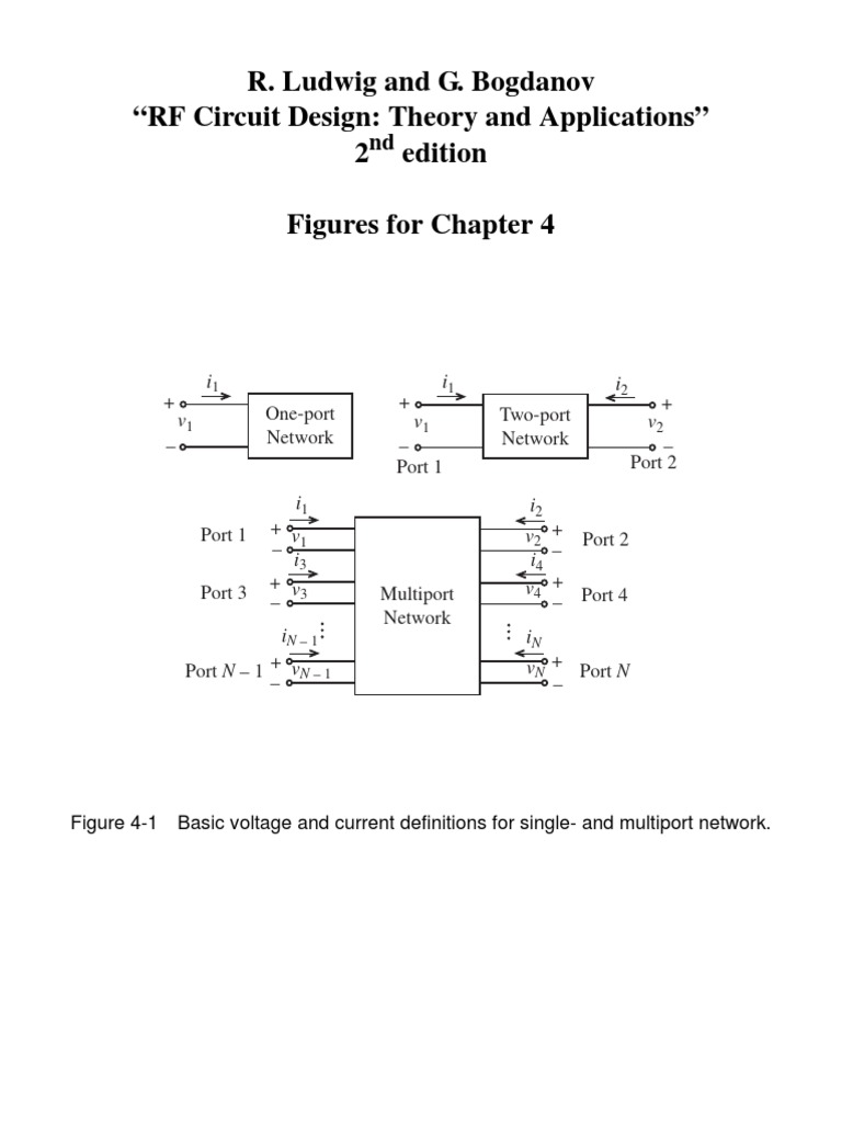 R. Ludwig and G. Bogdanov "RF Circuit Design Theory and Applications
