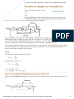 Diseño de Un Sistema de Control en Cascada Con Controladores PI - MATLAB y Simulink - MathWorks América Latina