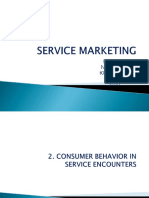 Consumer Behavior in Service Encounter