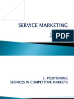 Positioning Services in Competitive Market