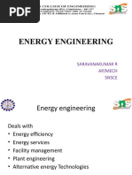 Energy Engineering: Saravanakumar R Ap/Mech Snsce