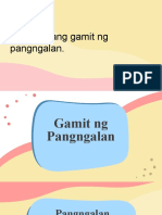 Lesson - Gamit NG Pangngalan