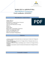 Guía Docente Teología Del NT.