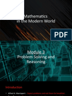Module 3 PROBLEM SOLVING AND REASONING
