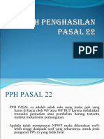 PPH Penghasilan 22 - Ok - Updt